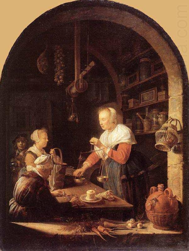 The Grocers Shop, Gerrit Dou